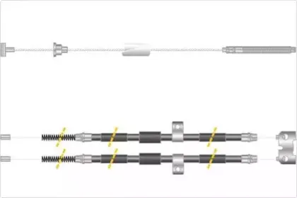 Трос, стояночная тормозная система MGA купить