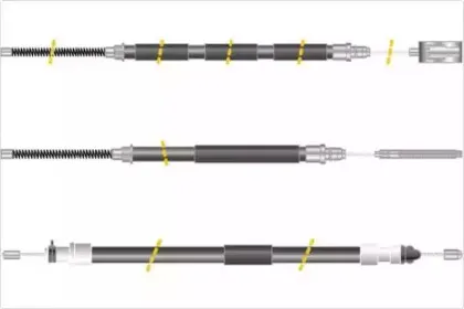 Трос, стояночная тормозная система MGA купить