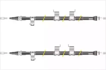 Трос, стояночная тормозная система MGA купить