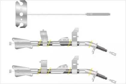 Трос, стояночная тормозная система MGA купить