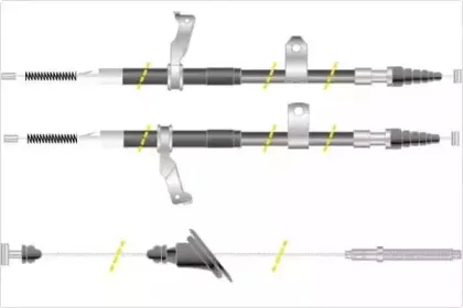 Трос, стояночная тормозная система MGA купить