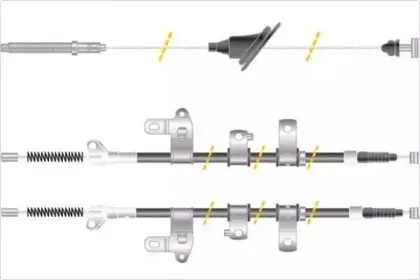Трос, стояночная тормозная система MGA купить