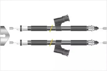 Трос, стояночная тормозная система MGA купить