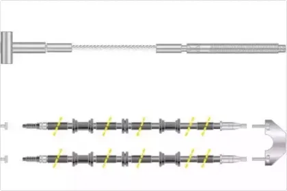 Трос, стояночная тормозная система MGA купить