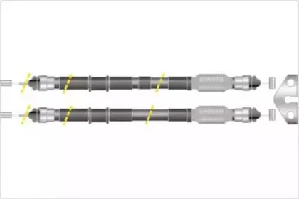 Трос, стояночная тормозная система MGA купить