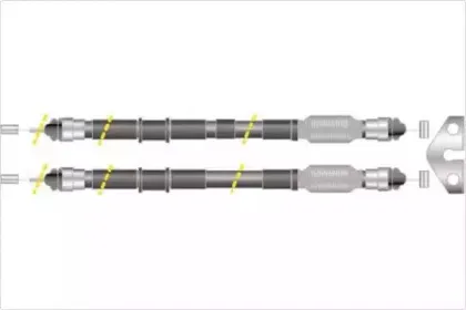 Трос, стояночная тормозная система MGA купить