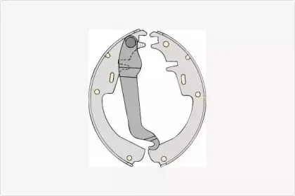 Комплект тормозных колодок MGA купить