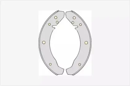 Комплект тормозных колодок MGA купить