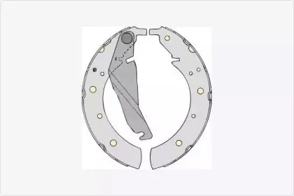 Комплект тормозных колодок MGA купить