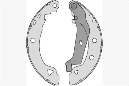 Комплект тормозных колодок MGA купить
