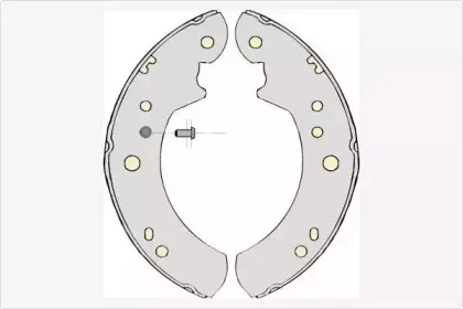Комплект тормозных колодок MGA купить
