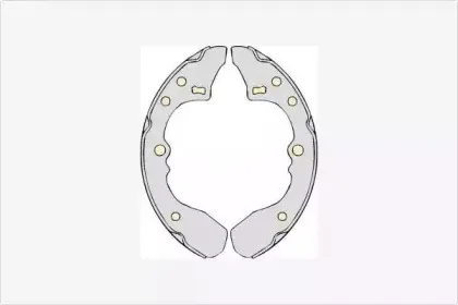 Комплект тормозных колодок MGA купить