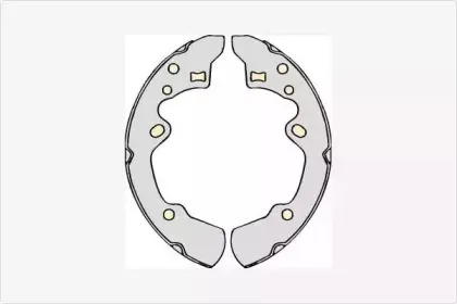 Комплект тормозных колодок MGA купить