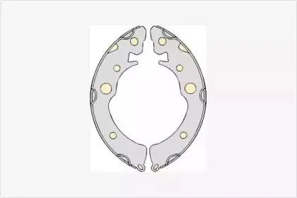 Комплект тормозных колодок MGA купить