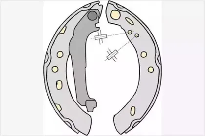Комплект тормозных колодок MGA купить