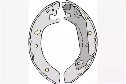 Комплект тормозных колодок MGA купить