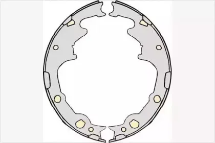 Комплект тормозных колодок MGA купить