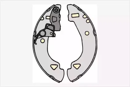 Комплект тормозных колодок MGA купить