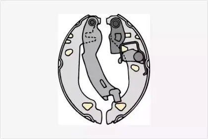 Комплект тормозных колодок MGA купить