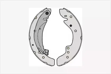 Комплект тормозных колодок MGA купить
