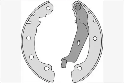Комплект тормозных колодок MGA купить