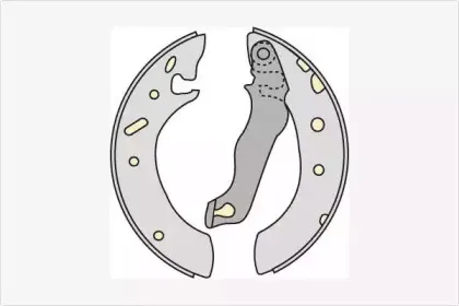 Комплект тормозных колодок MGA купить