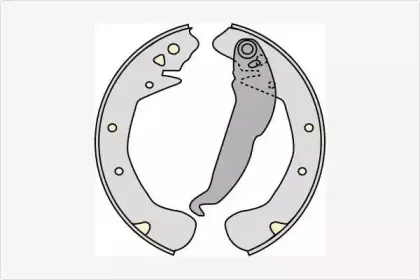 Комплект тормозных колодок MGA купить