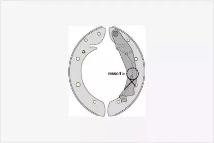 Комплект тормозных колодок MGA купить