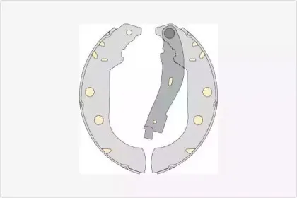 Комплект тормозных колодок MGA купить