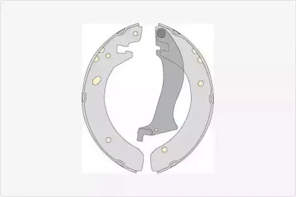 Комплект тормозных колодок MGA купить