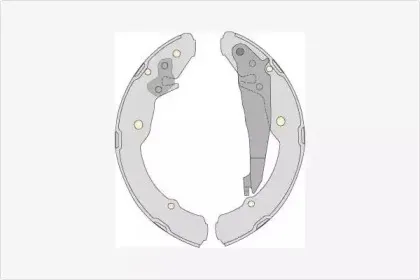 Комплект тормозных колодок MGA купить