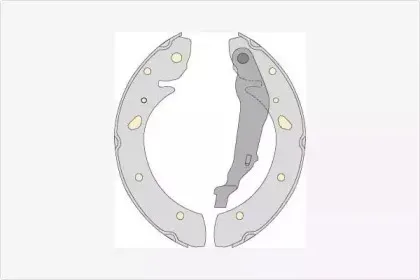 Комплект тормозных колодок MGA купить