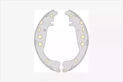 Комплект тормозных колодок MGA купить