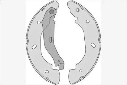 Комплект тормозных колодок MGA купить