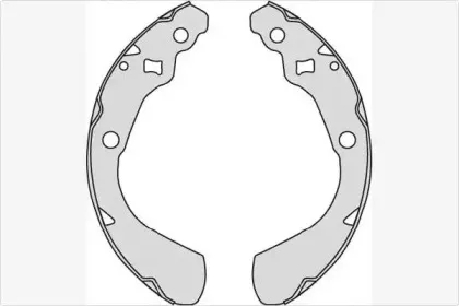 Комплект тормозных колодок MGA купить