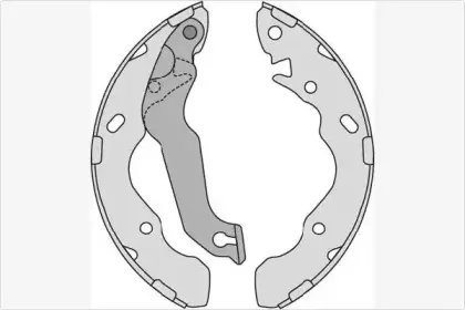 Комплект тормозных колодок MGA купить