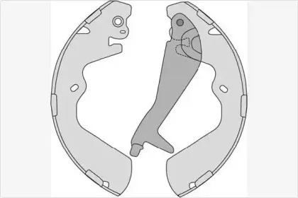 Комплект тормозных колодок MGA купить