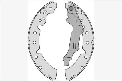 Комплект тормозных колодок MGA купить