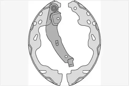 Комплект тормозных колодок MGA купить