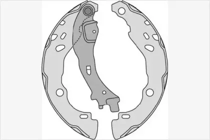 Комплект тормозных колодок MGA купить