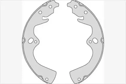 Комплект тормозных колодок MGA купить
