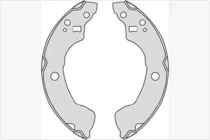 Комплект тормозных колодок MGA купить