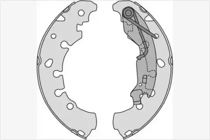 Комплект тормозных колодок MGA купить