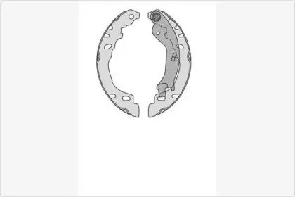 Комплект тормозных колодок MGA купить