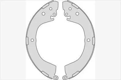 Комплект тормозных колодок MGA купить