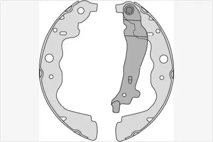 Комплект тормозных колодок MGA купить
