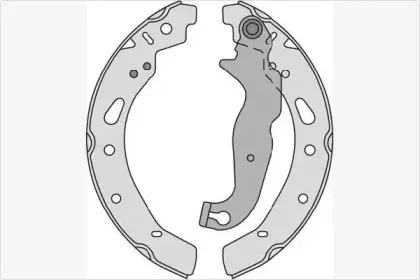 Комплект тормозных колодок MGA купить