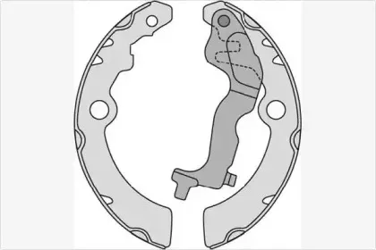Комплект тормозных колодок MGA купить