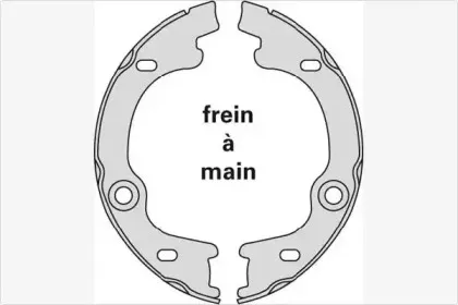 Комплект тормозных колодок, стояночная тормозная система MGA купить