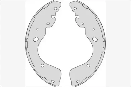 Комплект тормозных колодок MGA купить